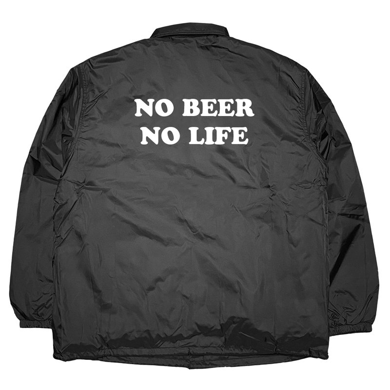 画像2: NO BEER NO LIFE / BOA COACH JACKET (BLACK) (2)