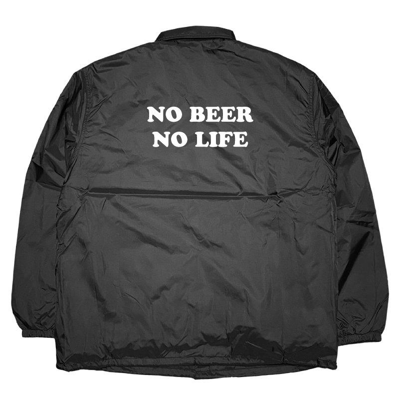 画像2: NO BEER NO LIFE / BOA COACH JACKET (BLACK) (2)
