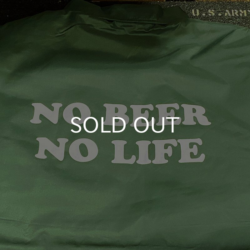 画像4: NO BEER NO LIFE / BOA COACH JACKET (DARK GREEN) (4)