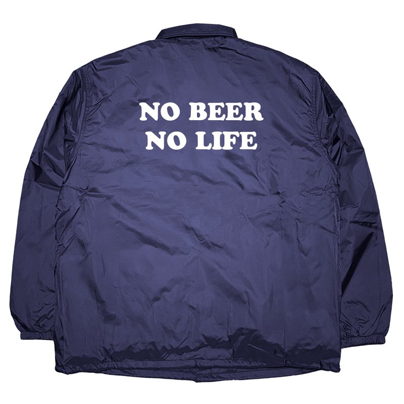 画像2: NO BEER NO LIFE / BOA COACH JACKET (NAVY) (2)