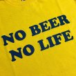 画像2: 【SALE】NO BEER NO LIFE Tシャツ (DAISY/NAVY) (2)