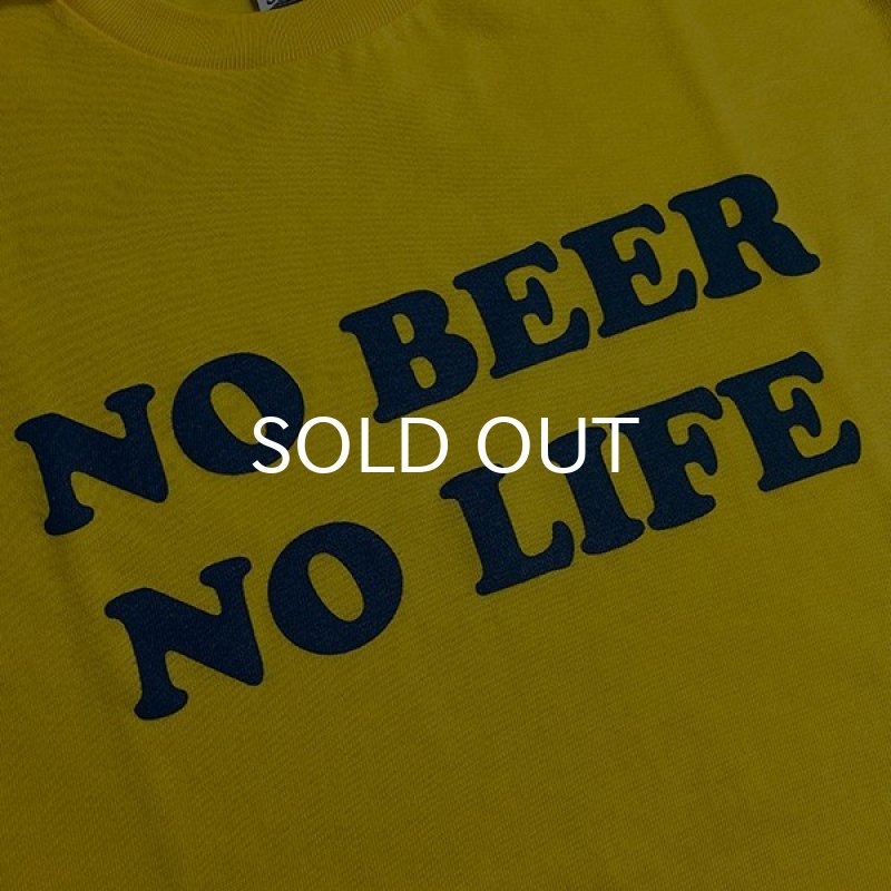 画像2: NO BEER NO LIFE Tシャツ (DAISY/NAVY) (2)