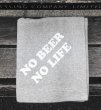 画像1: NO BEER NO LIFE FLEECE BLANKET (SPORT GREY) (1)