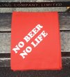 画像1: NO BEER NO LIFE FLEECE BLANKET (RED) (1)