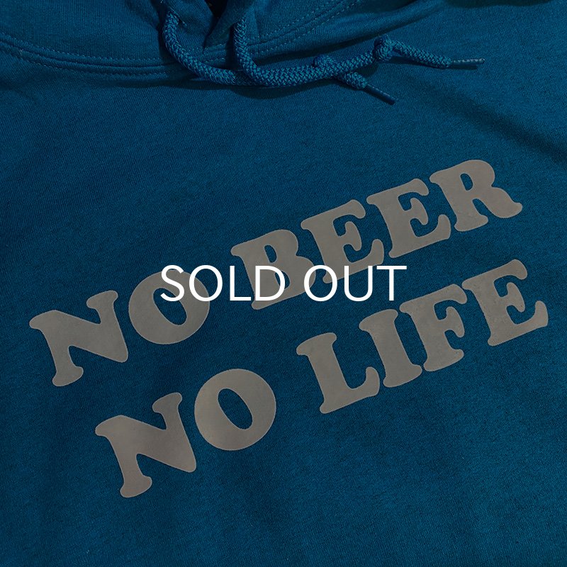 画像3: NO BEER NO LIFE HOODIE (ANTIQUE SAPPHIRE) (3)