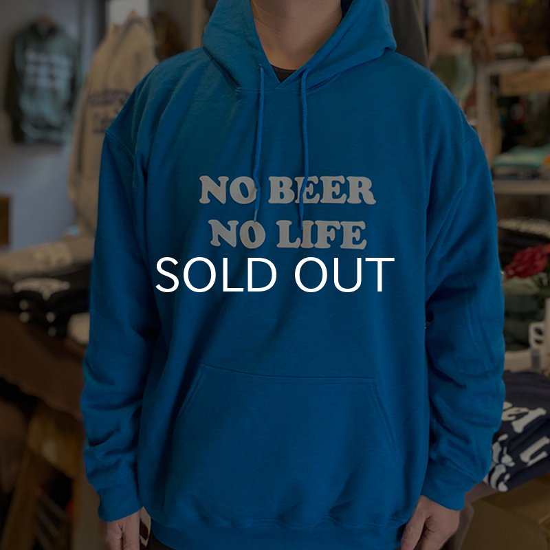 画像5: NO BEER NO LIFE HOODIE (ANTIQUE SAPPHIRE) (5)