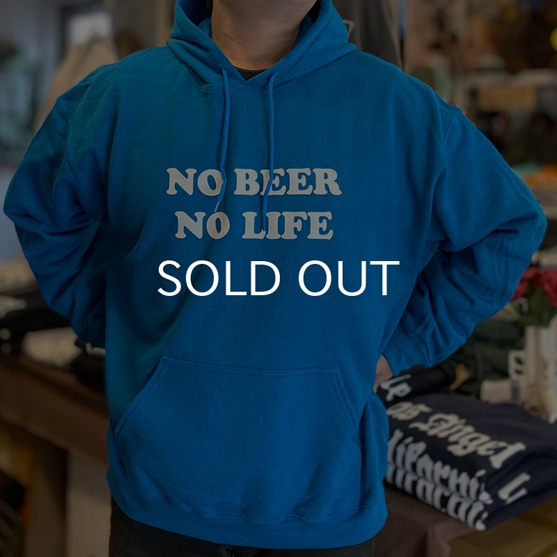 画像4: NO BEER NO LIFE HOODIE (ANTIQUE SAPPHIRE) (4)