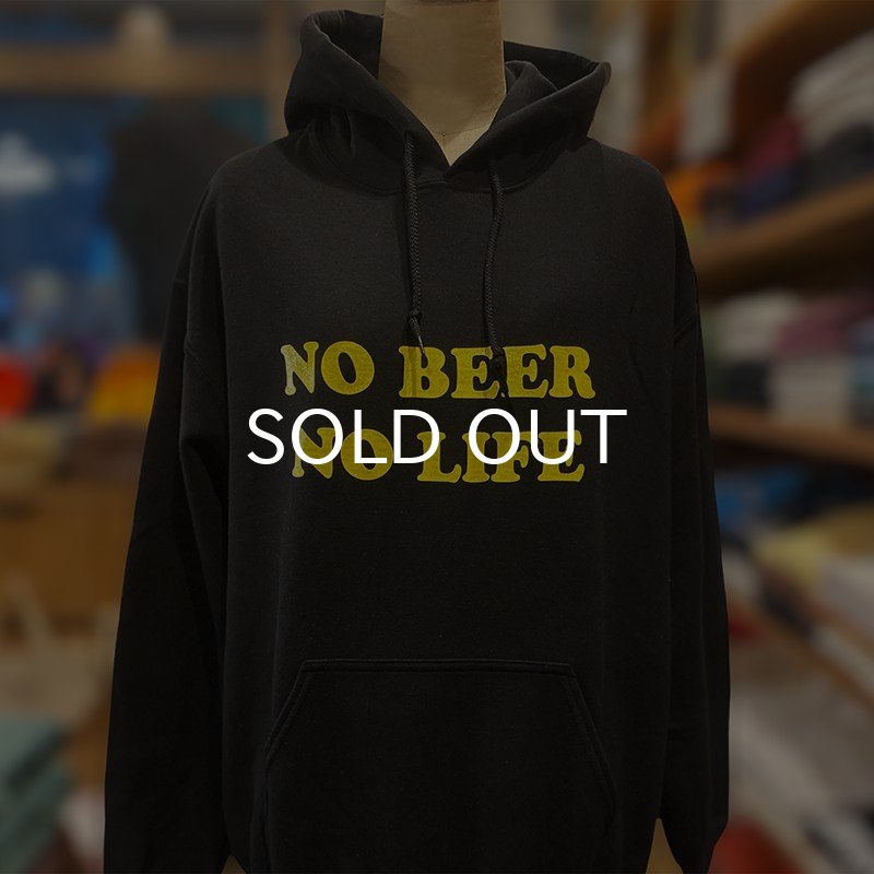 画像3: NO BEER NO LIFE HOODIE (BLACK/YELLOW) (3)