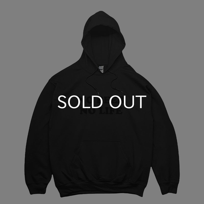 画像1: NO BEER NO LIFE HOODIE (BLACK/BLACK) (1)