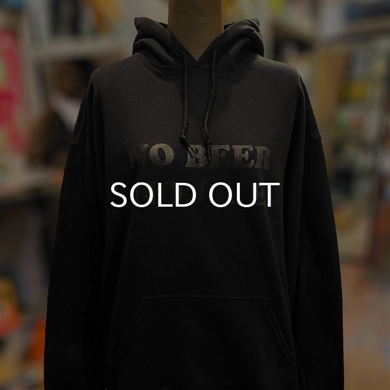 画像2: NO BEER NO LIFE HOODIE (BLACK/BLACK) (2)