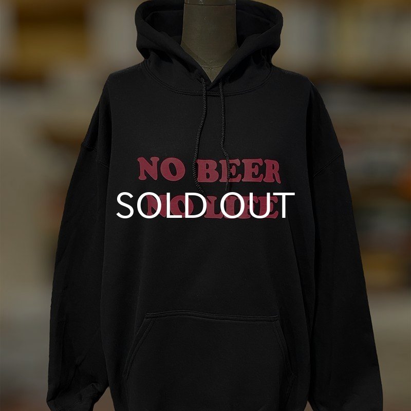画像2: NO BEER NO LIFE HOODIE (BLACK/ROSE PINK) (2)