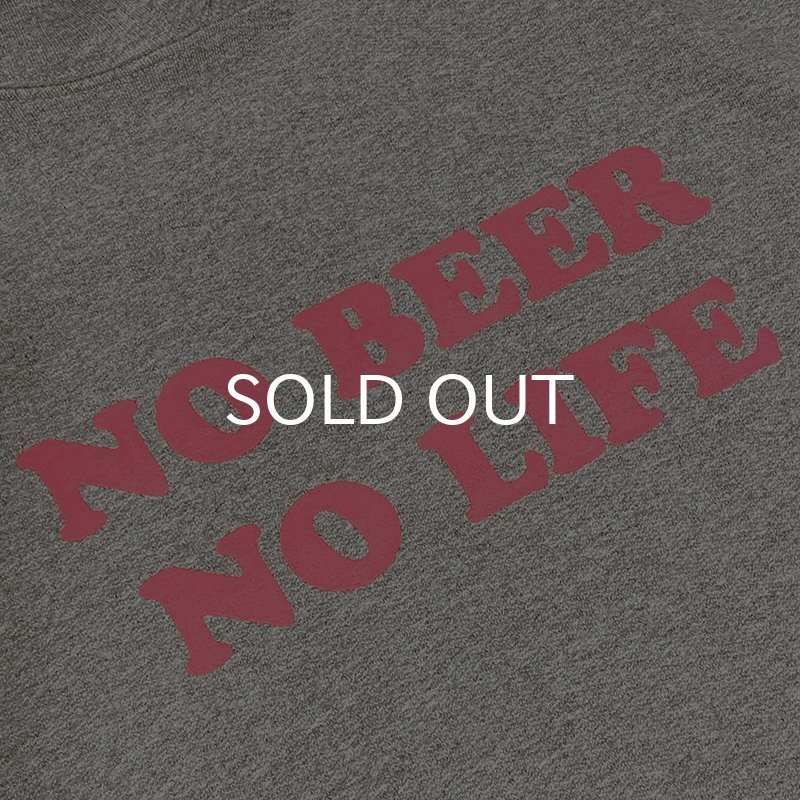 画像4: NO BEER NO LIFE HOODIE (HEATHER GREY/ROSE PINK) (4)