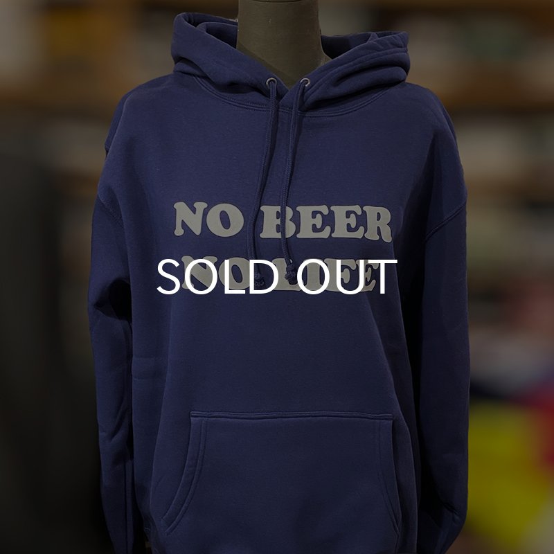 画像2: NO BEER NO LIFE HOODIE (INDIGO) (2)