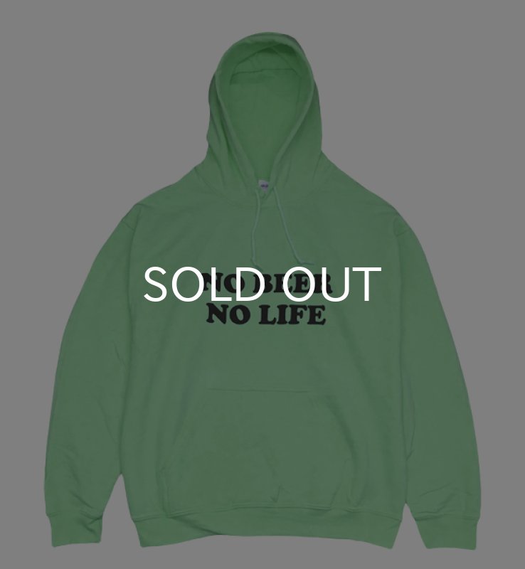 画像1: NO BEER NO LIFE HOODIE (MINT GREEN/BLACK) (1)