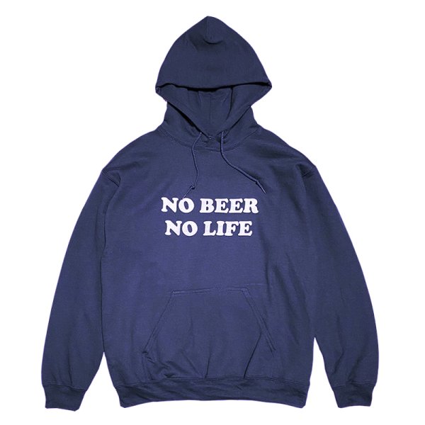 画像1: 【NICE PRICE】NO BEER NO LIFE HOODIE (NAVY) (1)