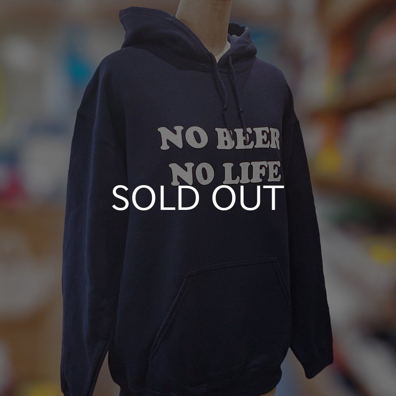 画像4: NO BEER NO LIFE HOODIE (NAVY) (4)