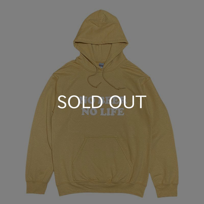 画像1: NO BEER NO LIFE HOODIE (OLD GOLD/WHITE) (1)