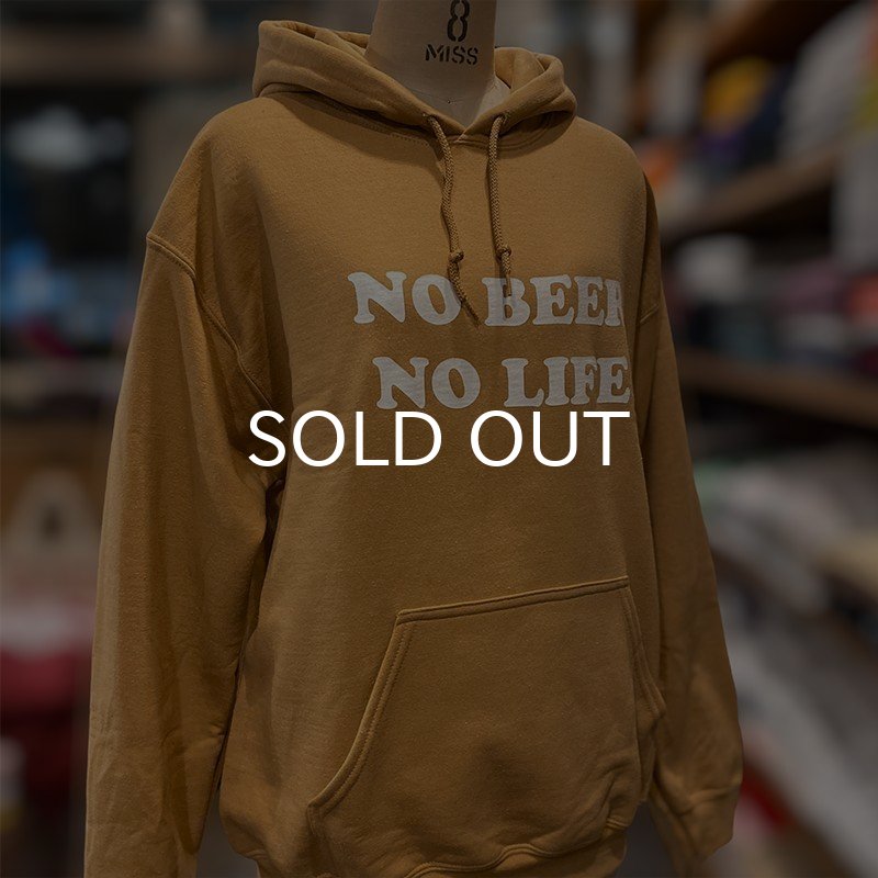 画像4: NO BEER NO LIFE HOODIE (OLD GOLD/WHITE) (4)