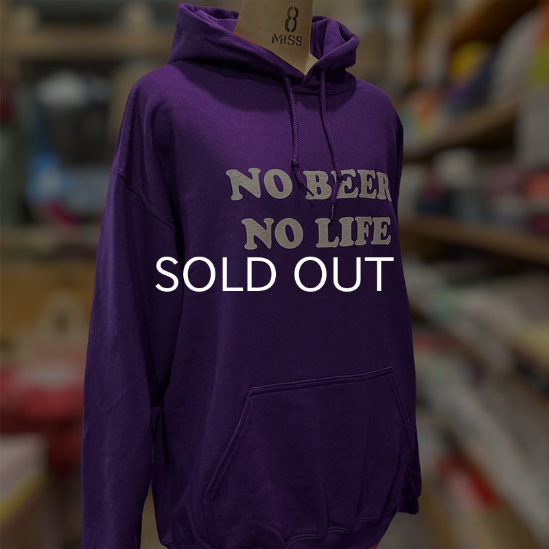 画像2: NO BEER NO LIFE HOODIE (PURPLE) (2)