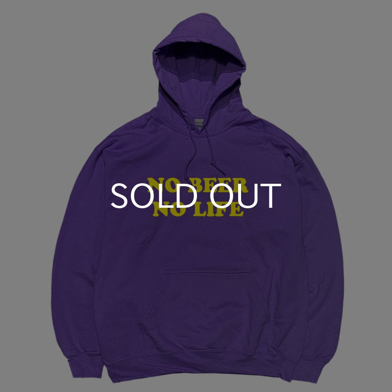 画像1: NO BEER NO LIFE HOODIE (PURPLE/YELLOW) (1)
