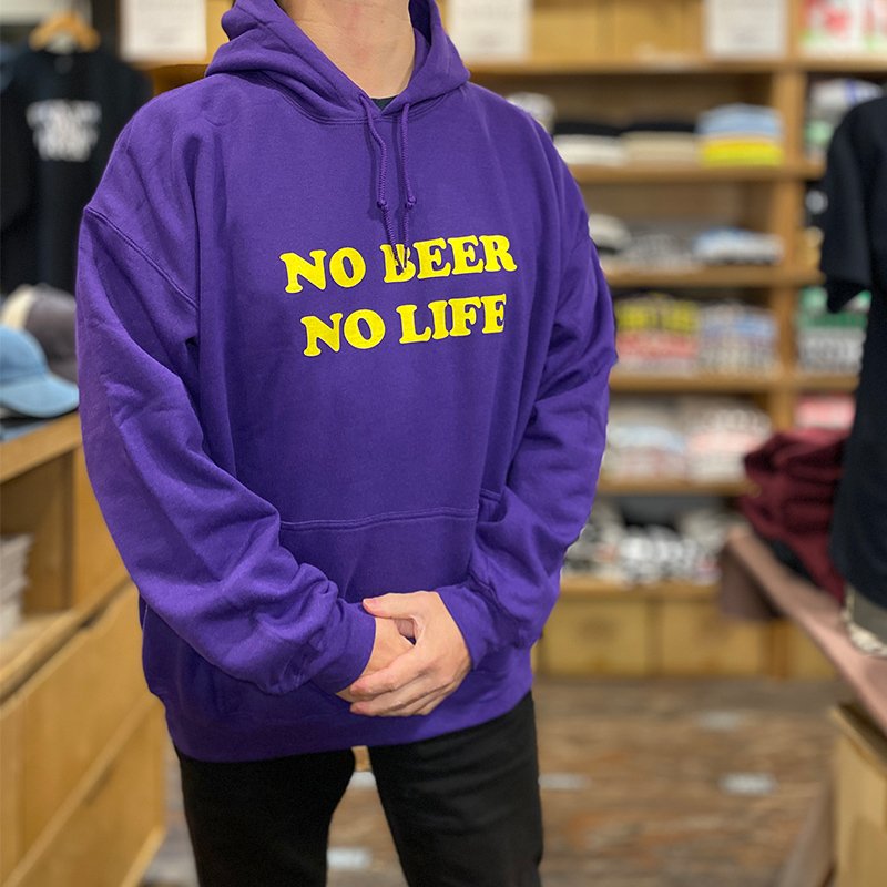 画像5: NO BEER NO LIFE HOODIE (PURPLE/YELLOW) (5)