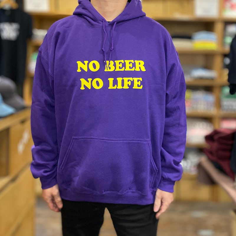 画像6: NO BEER NO LIFE HOODIE (PURPLE/YELLOW) (6)