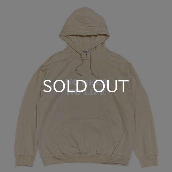 画像1: NO BEER NO LIFE HOODIE (SAND/WHITE) (1)