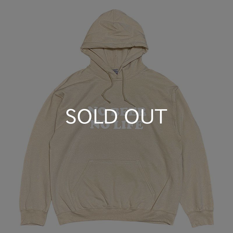 画像1: NO BEER NO LIFE HOODIE (SAND/WHITE) (1)