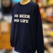 画像4: 【SALE】NO BEER NO LIFE CREWNECK (NAVY) (4)