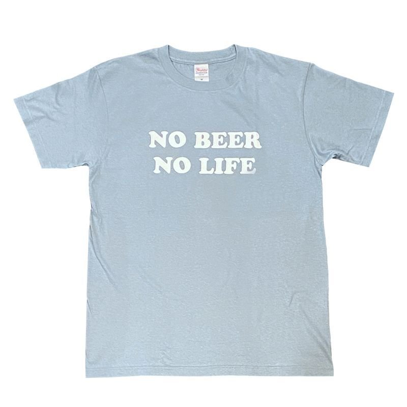 画像1: 【SALE】NO BEER NO LIFE Tシャツ (ACID BLUE) (1)