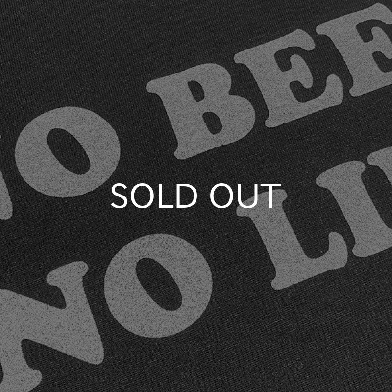 画像5: NO BEER NO LIFE Tシャツ (BLACK/SILVER) (5)