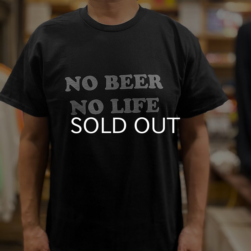 画像3: NO BEER NO LIFE Tシャツ (BLACK/SILVER) (3)