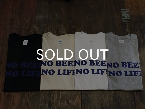 画像2: NO BEER NO LIFE Tシャツ (NATURAL/BLUE) (2)