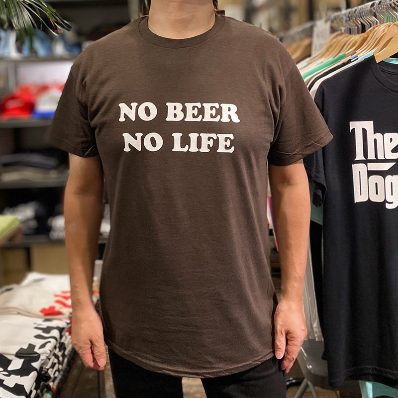 画像3: NO BEER NO LIFE Tシャツ (DARK BROWN) (3)