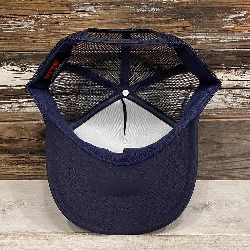 画像4: NO BEER NO LIFE TRUCKER CAP (NAVY)  (4)