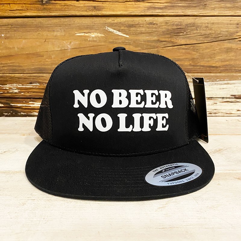 画像2: NO BEER NO LIFE TRUCKER CAP (BLACK) (2)