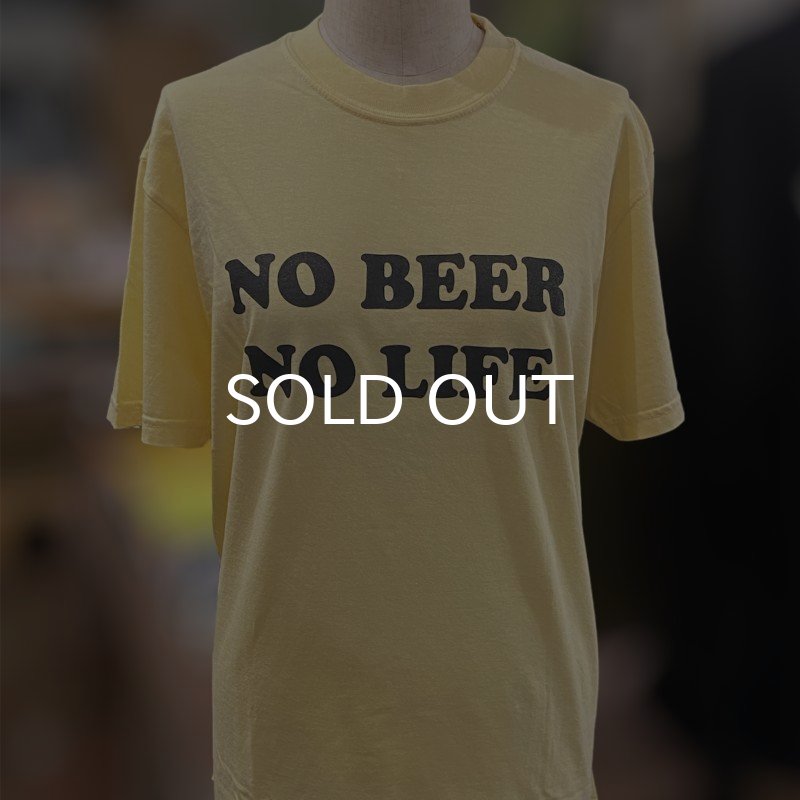 画像2: NO BEER NO LIFE Tシャツ (BUTTER) (2)