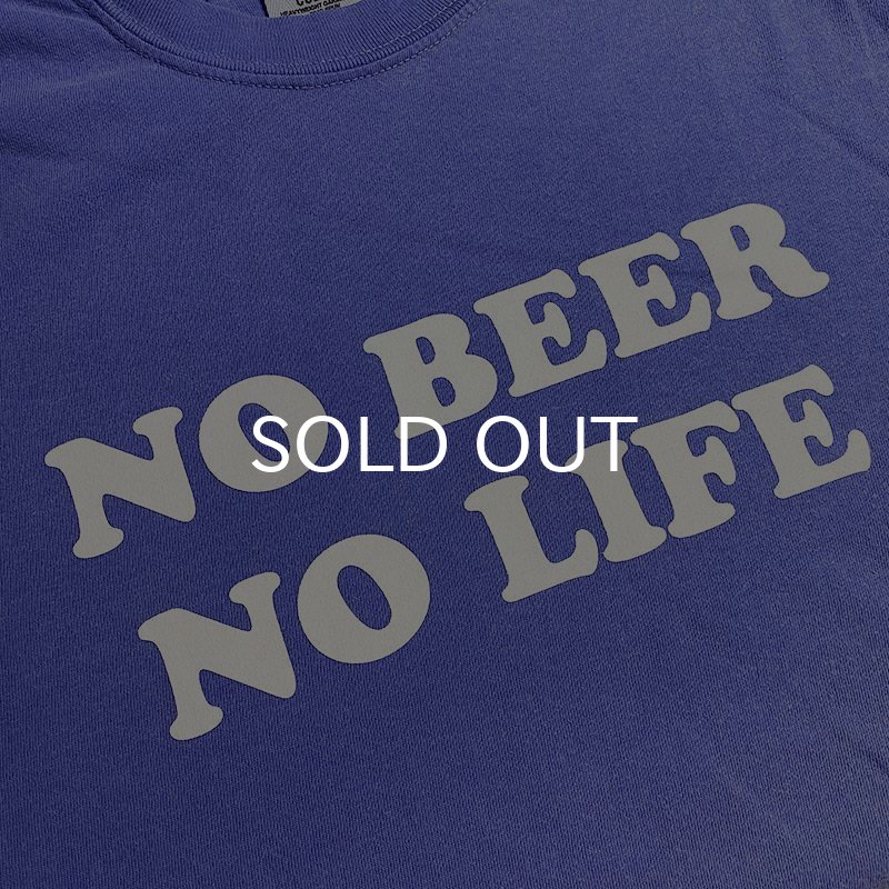 画像3: NO BEER NO LIFE Tシャツ (FLO BLUE) (3)