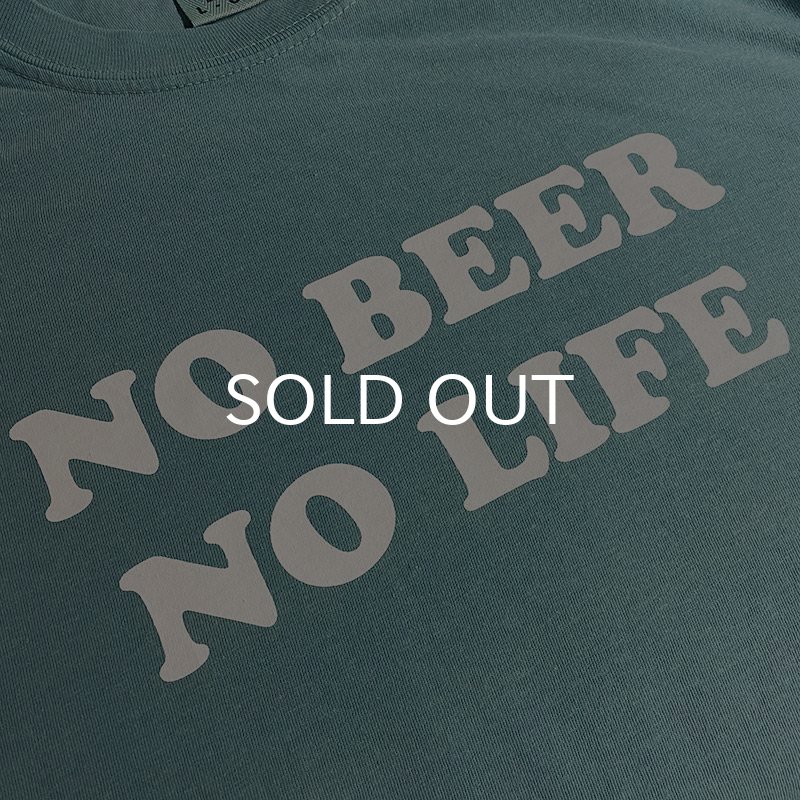 画像3: NO BEER NO LIFE Tシャツ (SEAFOAM) (3)