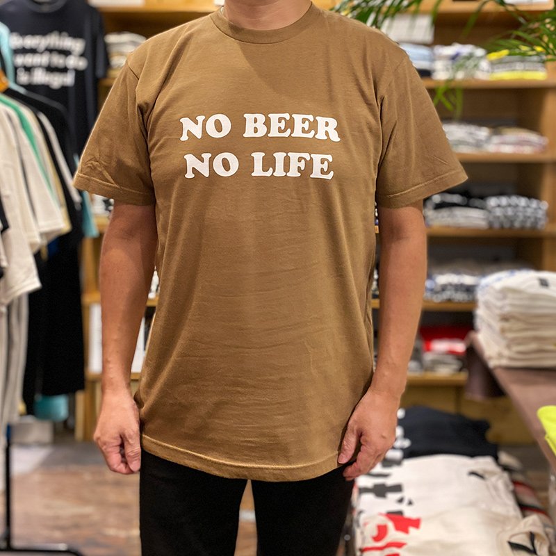 画像4: NO BEER NO LIFE Tシャツ (COYOTE) (4)