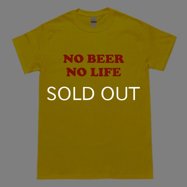 画像1: 【SALE】NO BEER NO LIFE Tシャツ (DAISY/RED) (1)
