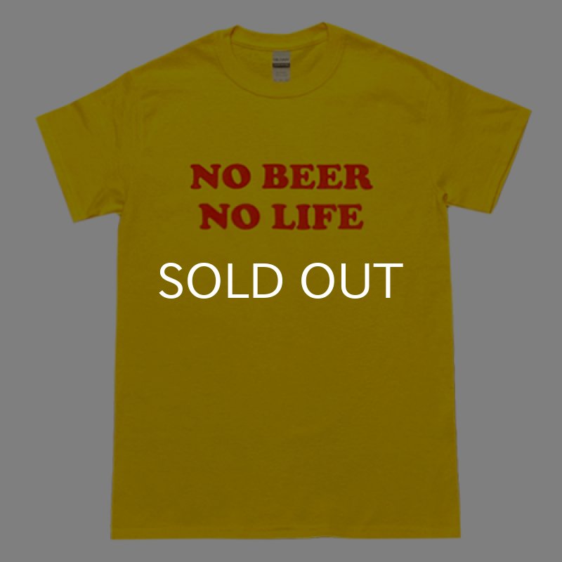 画像1: 【SALE】NO BEER NO LIFE Tシャツ (DAISY/RED) (1)