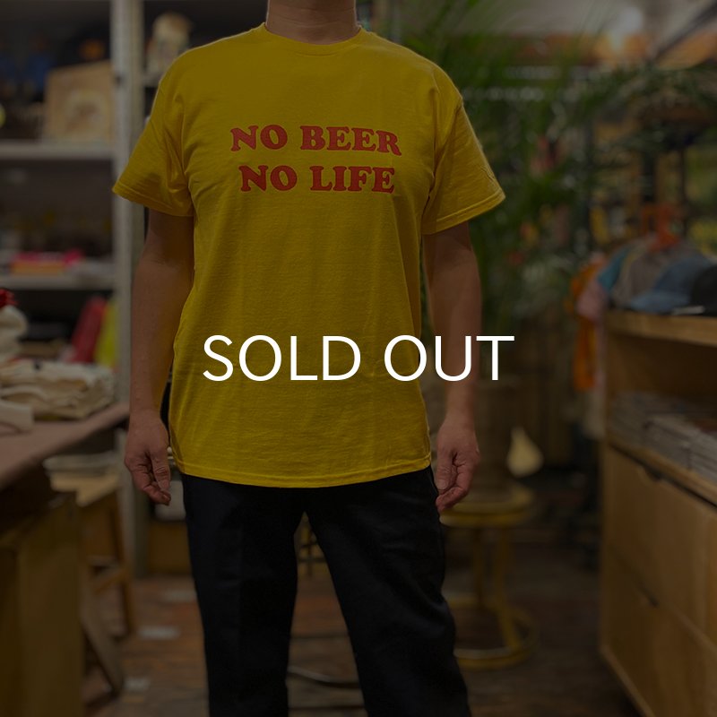 画像2: 【SALE】NO BEER NO LIFE Tシャツ (DAISY/RED) (2)