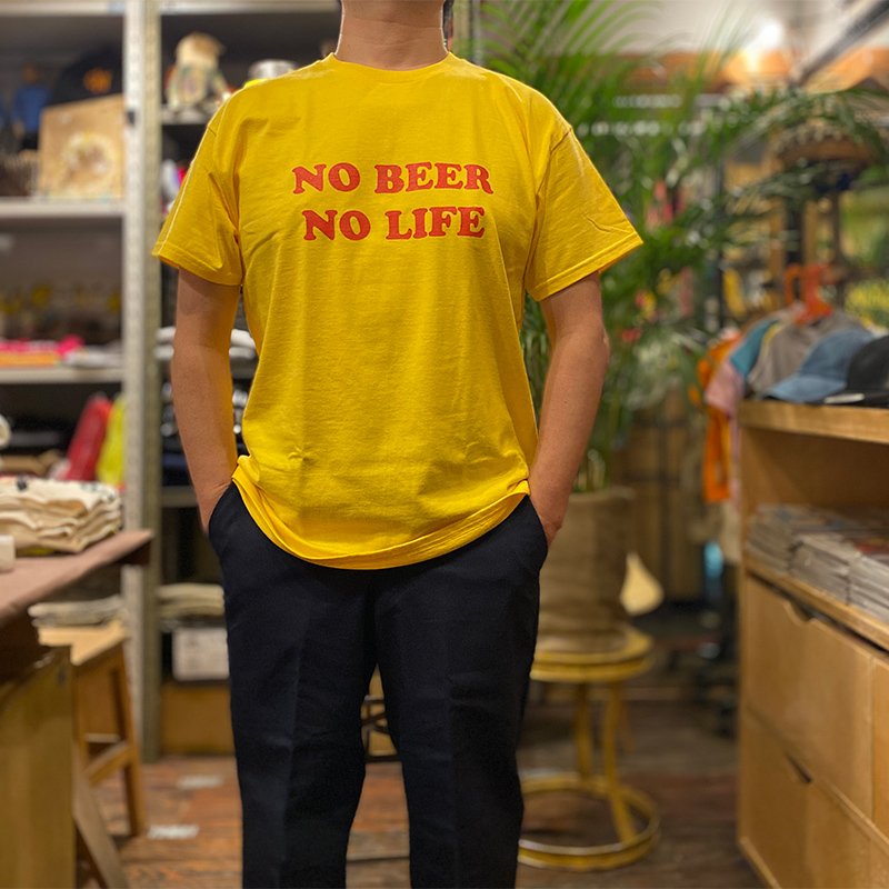 画像3: NO BEER NO LIFE Tシャツ (DAISY/RED) (3)
