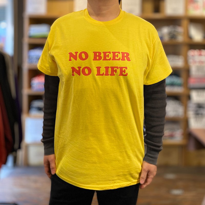 画像2: NO BEER NO LIFE Tシャツ (DAISY/RED) (2)