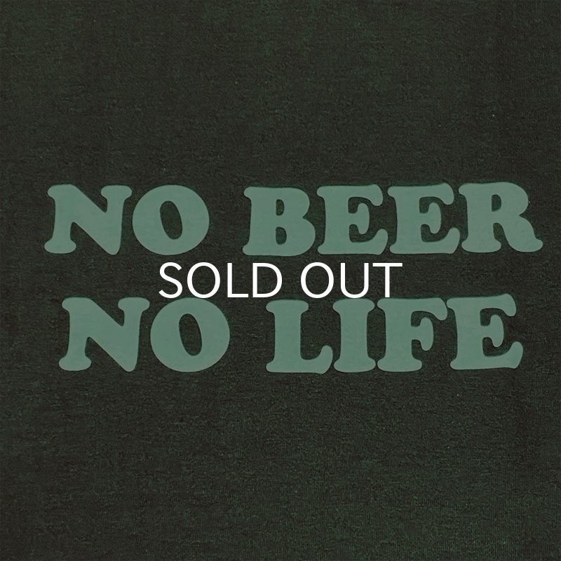 画像2: NO BEER NO LIFE Tシャツ (FOREST GREEN/MINT GREEN) (2)