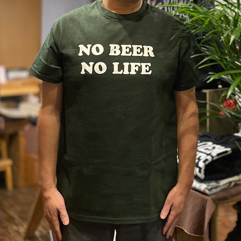 画像3: NO BEER NO LIFE Tシャツ (FOREST GREEN) (3)
