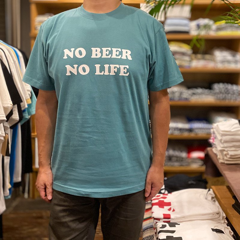 画像3: NO BEER NO LIFE Tシャツ (HAZY GREEN) (3)