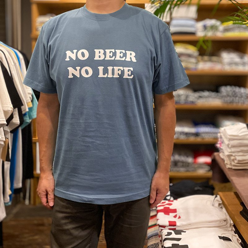 画像3: NO BEER NO LIFE Tシャツ (HAZY NAVY) (3)
