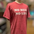 画像6: NO BEER NO LIFE Tシャツ (HEATHER CARDINAL) (6)